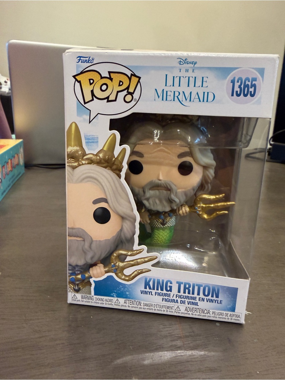 Funko Pop! King Triton Vinyl Figure - Green & Gold